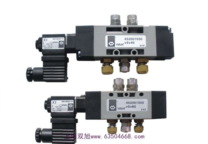 雙旭牌二位五通雙電控老K閥K25D2H-32-40